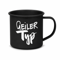 Geiler Typ Metall Becher