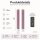 Deluxe Homeart LED Stabkerze 2er Set Lavendel