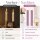 Deluxe Homeart LED Stabkerze 2er Set Lavendel