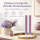 Deluxe Homeart LED Stabkerze 2er Set Lavendel