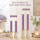 Deluxe Homeart LED Stabkerze 2er Set Lavendel