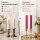 Deluxe Homeart LED Stabkerze 2er Set Magenta