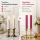 Deluxe Homeart LED Stabkerze 2er Set Magenta
