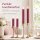 Deluxe Homeart LED Stabkerze 2er Set Magenta
