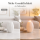 LED Kerze Deluxe Homeart Rillenkerze Ovale Formkerze aus Echtwachs mit hochwertigem Wachsspiegel - ( Weiß )
