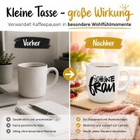 Schöne Frau Porzellan Becher – 350 ml