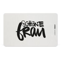 Schöne Frau Frühstücksbrett