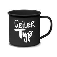 Geiler Typ & Schöne Frau Metall Becher 2er-SET