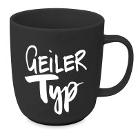 Geiler Typ & Schöne Frau Porzellan Becher 2er-SET