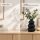 Schwarze Keramikvase 21cm - matte Steingut Vase modern skulptural