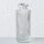 Vase im 3er Set aus Glas in Flaschenform Tischdekoration