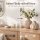 Deko Vase Beige Set 11cm Greige - Steingut Vase geometrisch matt