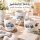 Jumbobecher Vanlife 480ml Bunt Dunkelblau Porzellan Camping Becher