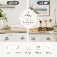 Boltze Home Dekofiguren Harrys 3er-SET aus Kunstharz