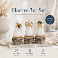 Boltze Home Dekofiguren Harrys 3er-SET aus Kunstharz