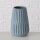 Deko Vase im 2er Set aus Keramik Mattes Design- Blau