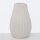 Blumenvase aus Keramik im 3er Set Mattes Design - Weiß Braun