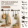 Boltze Garderobenhaken Tibeta 2er Set – Gusseisen Wandhaken in Braun