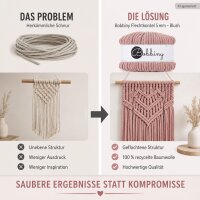 Baumwollkordeln - Flechtkordeln 5 mm - 100m Blush