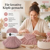 Baumwollkordeln - Flechtkordeln 5 mm - 100m Blush