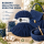 Flechtkordel 5mm 100m Blau Jeans - Makramee Garn Baumwolle