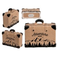 OOTB Spardose Koffer, Travel, ca. 14,8 x 6 x 13 cm, aus Keramik