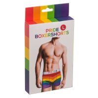 OOTB Boxershorts, Pride, 3 Größen sortiert, 4x M, 5x L, 3x XL, 90% Polyester, 10% Elasthan, in Geschenkverpackung
