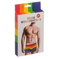 OOTB Boxershorts, Pride, 3 Größen sortiert, 4x M, 5x L, 3x XL, 90% Polyester, 10% Elasthan, in Geschenkverpackung