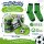 Magische Socken Kinder 20x15cm Grün Grasgrün Baumwolle Fußballmotiv