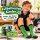 Magische Socken Kinder 20x15cm Grün Grasgrün Baumwolle Fußballmotiv