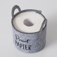 Toilettenpapier Banderole Camping aus Filz für Ordnung