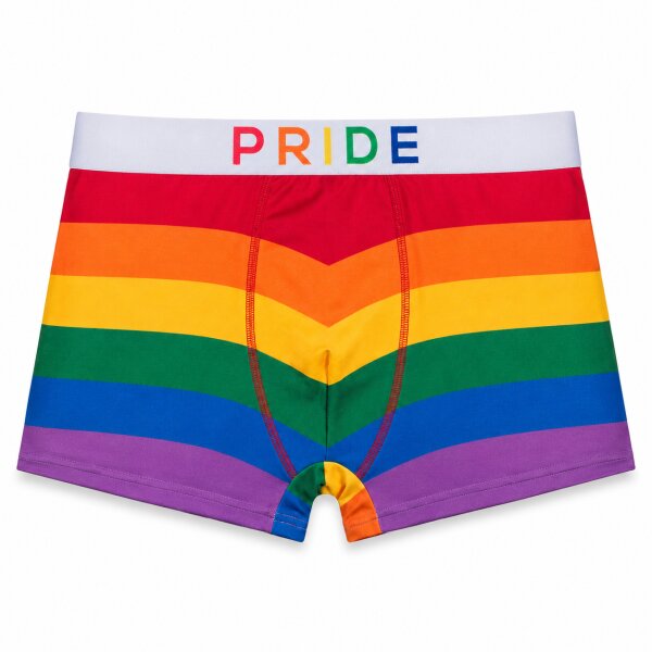 Pride Boxershorts Größe M Bunt Regenbogen Herrenunterwäsche Geschenk
