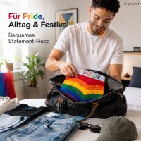 Pride Boxershorts Größe M Bunt Regenbogen Herrenunterwäsche Geschenk