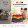 Herren Boxershorts Regenbogen L Bunt Pride Trunk mit Stretch