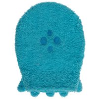 Waschhandschuh Oktopus Blau Waschlappen