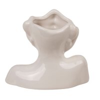 Keramik-Vase Face 14 x 7 x 11,5 cm