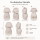 Keramik-Vase „Womens Body“ Weiß – kleine Deko-Vase 12,5 cm