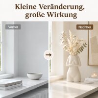 Keramik-Vase „Women’s Body“ Weiß – Deko-Vase 18 cm, 500 ml
