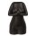 Kermaik-Vase Womens Body Schwarz 11 x 9 x 18 cm