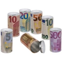 Metall-Spardose 50€-Note