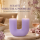 Kerze in U-Form Pastell Lila