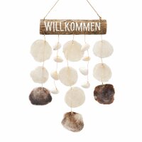 Boltze Willkommen Schild mit Muscheln – maritime...