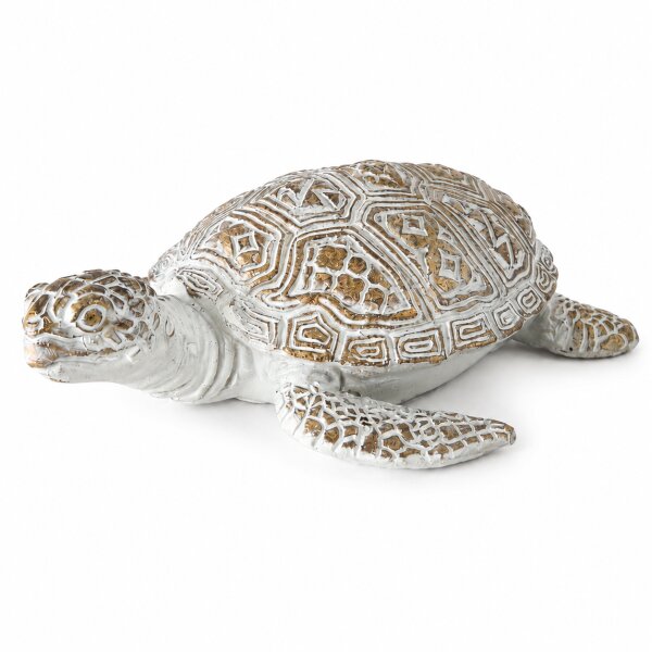 Dekofigur Quila Schildkröte 2-fach sortiert aus Kunstharz