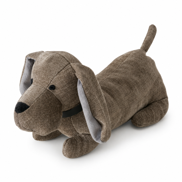 Türstopper "Wuffi" 38x15x18 cm Zufällige Farbauswahl Grau oder Braun