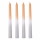 Spitzkerze mit Farbverlauf 4er-SET Pastellfarben Apricot/Grau