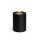 LED Kerze Outdoor Schwarz 7,5 x 10 cm