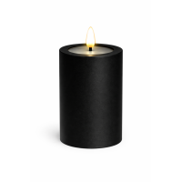 LED Kerze Outdoor Schwarz 10 x 15 cm