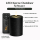 LED Kerze Outdoor Schwarz 10 x 20 cm