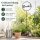 Gartenstab Schild - Heimat - Schriftzug Metallschild H: 128cm