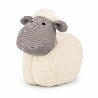Türstopper Schaf 22x22x24cm Weiß cremeweiß Polyester Wohnaccessoire